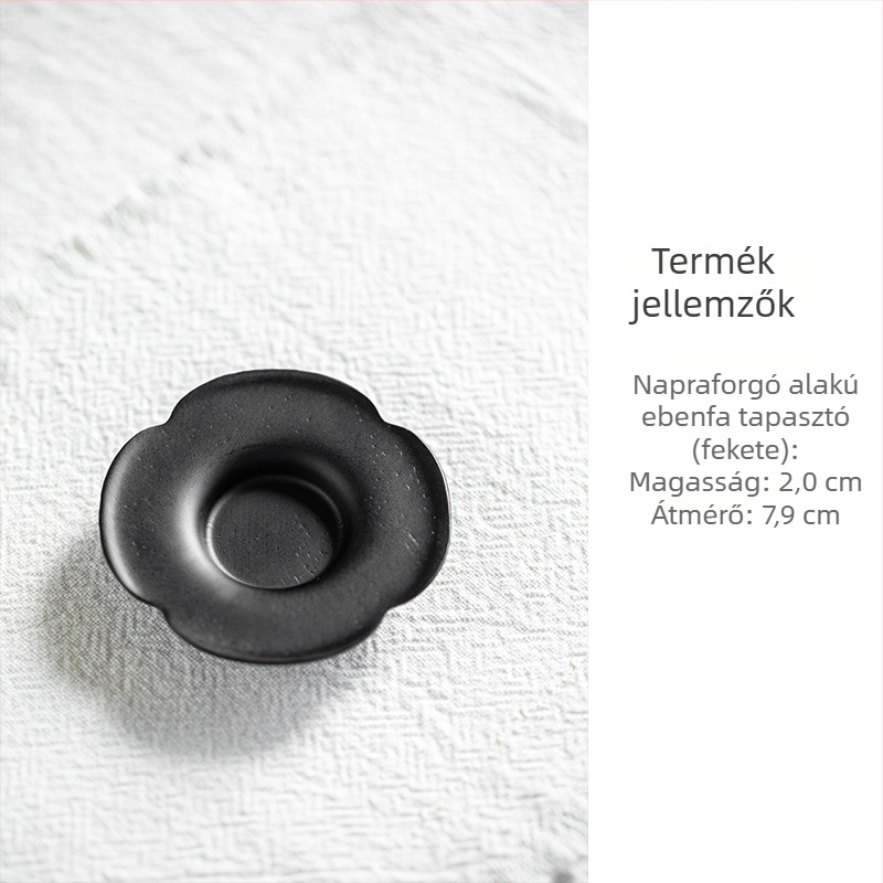 Fából készült teaceremónia alátét, világos luxus stílus, súly 500 g
