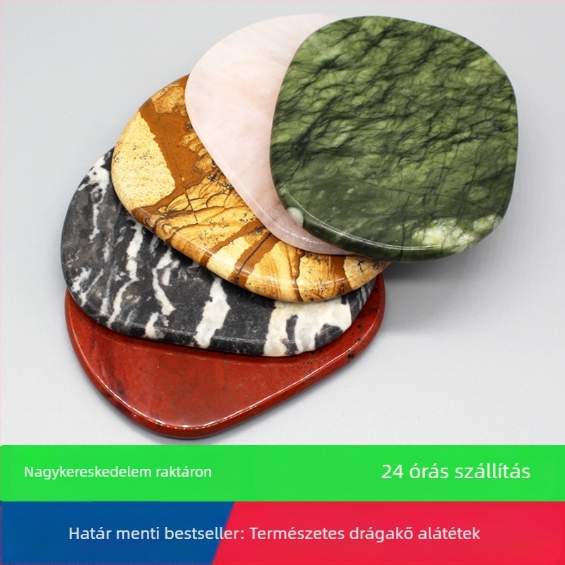Márvány poháralátét, kör alakú, hővédő, dekoratív asztali kiegészítő, alátét pohárra a borhoz és a kávéhoz, minimalist stílus