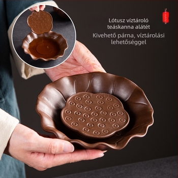 Teáskanna tartó – Zisha agyag, alap és párna a teáskannához, mosható víztartály, új kínai stílus, kiváló minőség, 2023 megjelenés