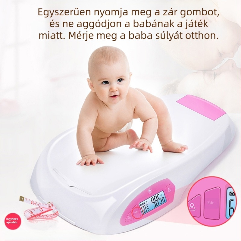 Fragrant Mountain Baba Mérleg Gyerekeknek – 25 kg teherbírás, mér testsúlyt