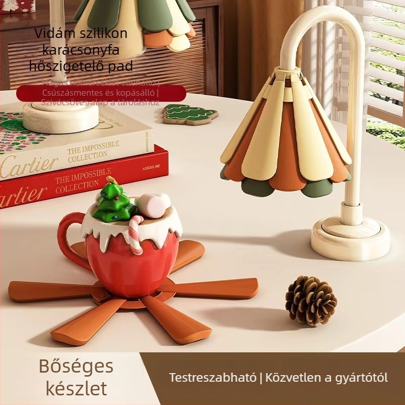 Élelmiszer-minőségű szilikon étkezési alátét, kör alakú, egyszínű, kód AL1008211245520, modern minimalist stílus