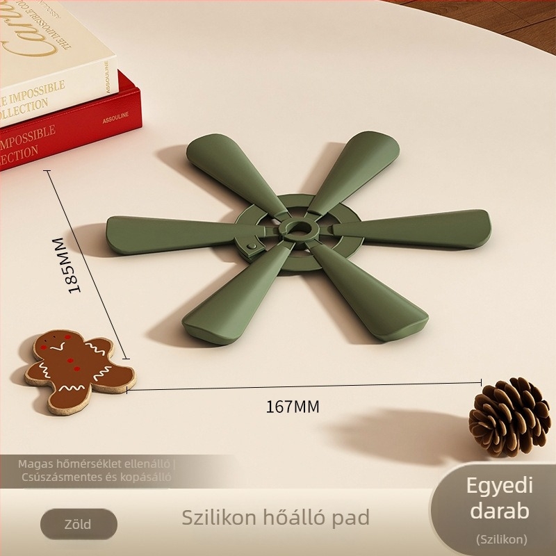 Élelmiszer-minőségű szilikon étkezési alátét, kör alakú, egyszínű, kód AL1008211245520, modern minimalist stílus