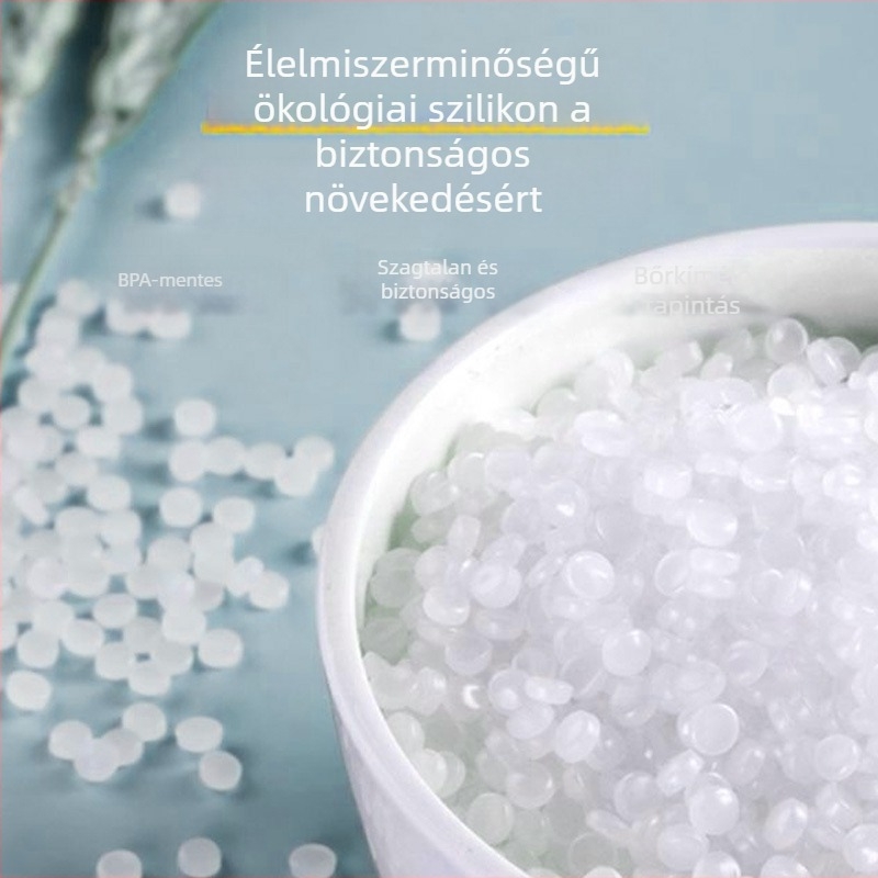 Yanlong etető készlet, élelmiszer-minőségű szilikon, nyomástartó dizájn, kólikát elleni, 3 hónapos kortól