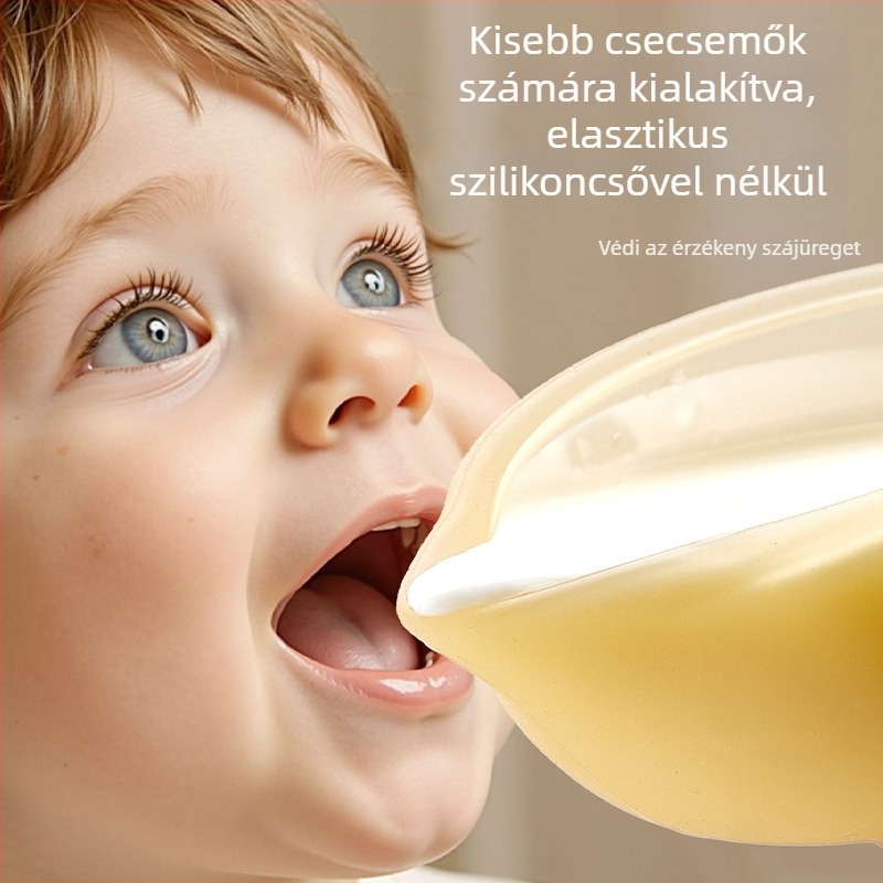 Baba sascsőr etető tál – szilikon, 3 hónapos kortól, 1 db készlet, aranyos stílus