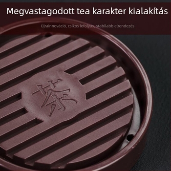 Teáskanna tartó és pohár alátét – csúszásmentes, hőszigetelő párna, teás tálca, új kínai stílus, műanyag