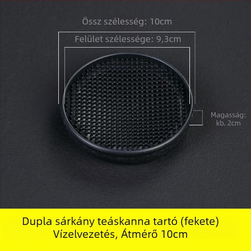 Teáskanna tartó és pohár alátét – csúszásmentes, hőszigetelő párna, teás tálca, új kínai stílus, műanyag