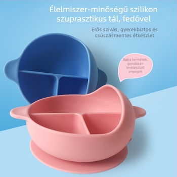 Taihexin szilikon baba tál 6+ hónapos kortól (Anyag: szilikon; Márka: Taihexin; Súly: 405 g)