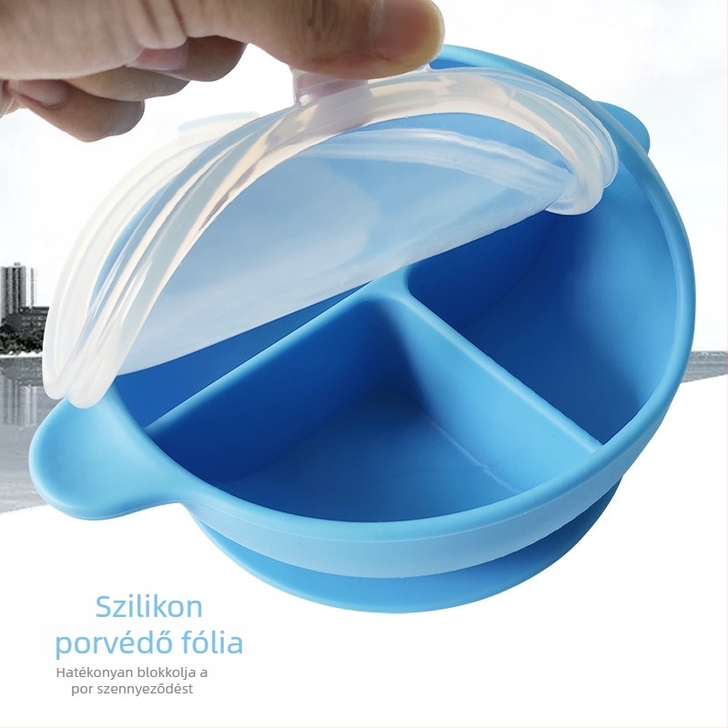 Taihexin szilikon baba tál 6+ hónapos kortól (Anyag: szilikon; Márka: Taihexin; Súly: 405 g)