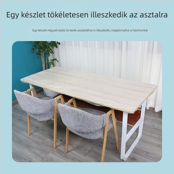 Egyszer használatos PE terítő kerek asztalhoz, vastagított, olajálló, piros, szállodák és bankettek számára, 10 darabos csomag