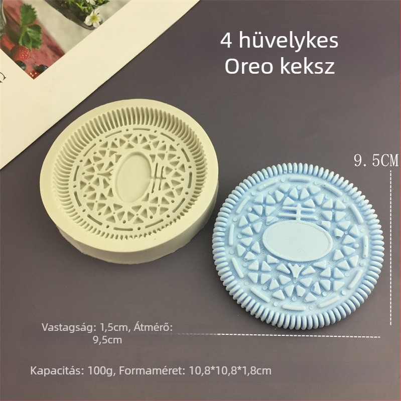 Kerek szilikon sütőforma, szabálytalan alakú, tortához, 2024-es modell