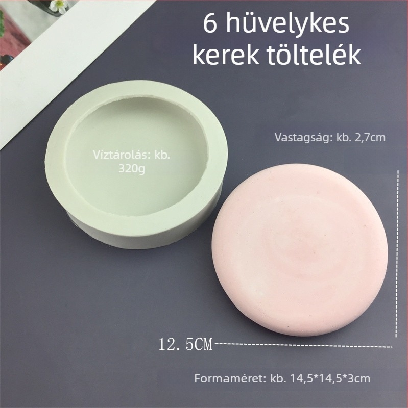 Kerek szilikon sütőforma, szabálytalan alakú, tortához, 2024-es modell
