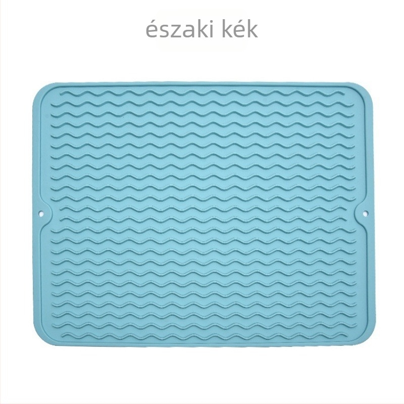 Élelmiszer-minőségű szilikon hőszigetelő étkező alátét, vízálló és csúszásmentes, szilikon leeresztő alátét