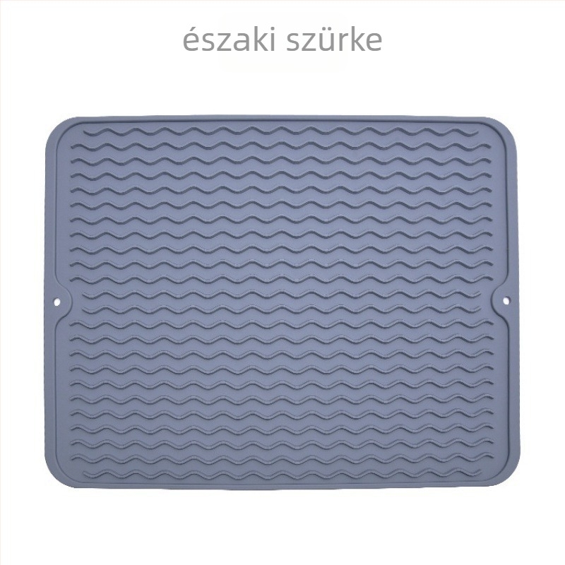 Élelmiszer-minőségű szilikon hőszigetelő étkező alátét, vízálló és csúszásmentes, szilikon leeresztő alátét
