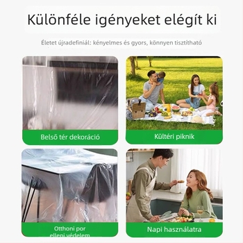 Egyszer használatos textil terítő, testreszabható minta, logónyomás, vastagság 0.07