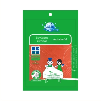 Egyszer használatos textil terítő, testreszabható minta, logónyomás, vastagság 0.07