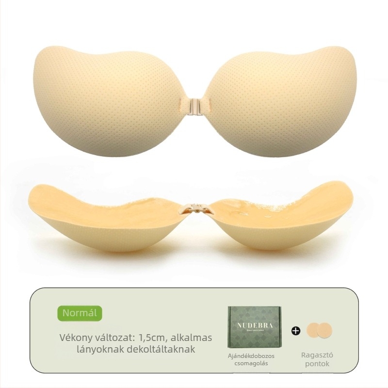 Nylonból készült tömörített push-up melltartó betétek, mangó formájú mellbimbók, lélegző, láthatatlan, fényes, esküvői ruhákhoz