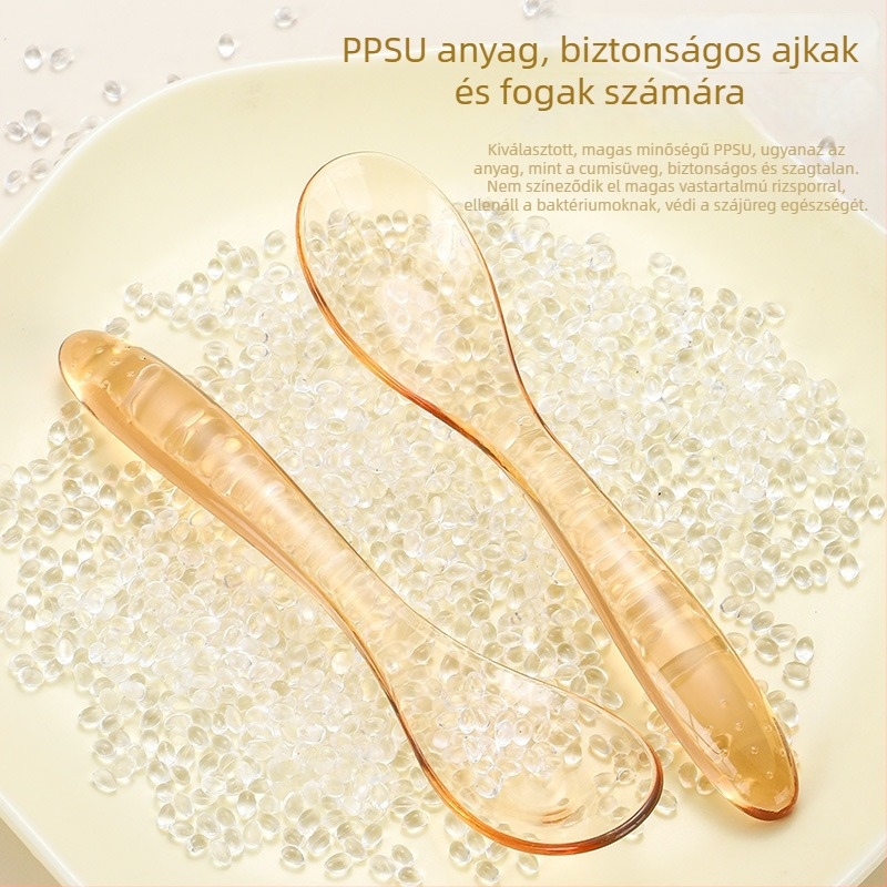 PPSU gyermekkanál, önálló étkezést elősegítő edzőeszköz, hőálló csecsemőknek és kisgyermekeknek