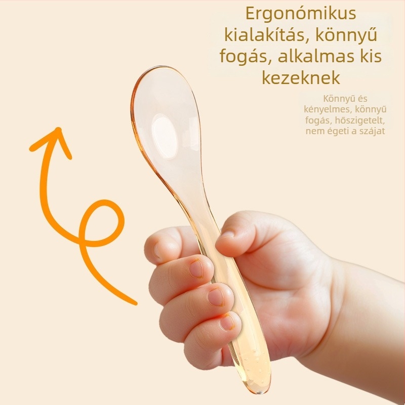PPSU gyermekkanál, önálló étkezést elősegítő edzőeszköz, hőálló csecsemőknek és kisgyermekeknek