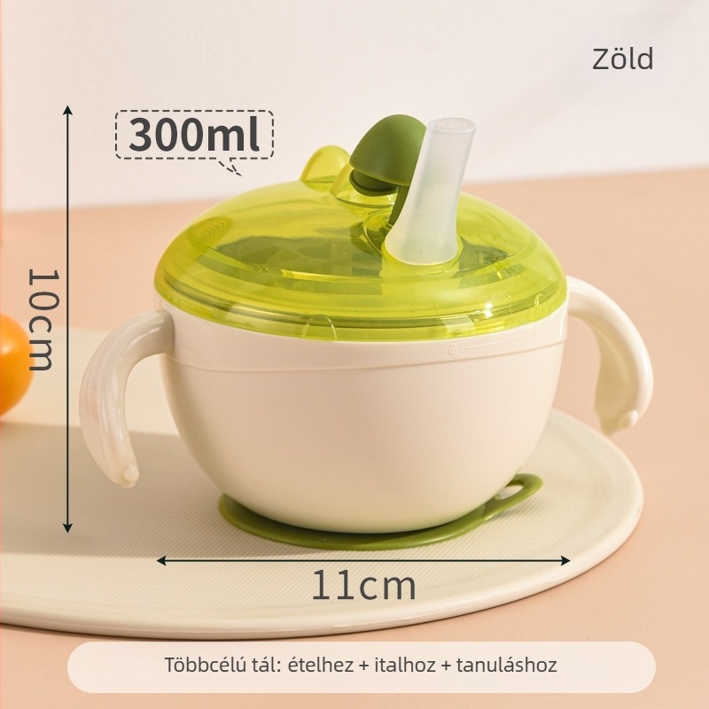 Nora baby etető tál 316-os rozsdamentes acélból, leválasztható fogantyúval, 6 hónapos kortól