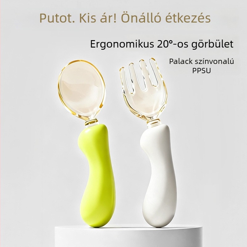 Putot PPSU baba etetőkanál, 2 db-os készlet, tanuló etetőkanál, 6 hónapnál idősebbeknek