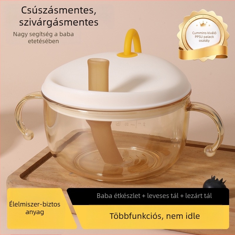 Nova PPSU baba tál fogantyúval – gőzölhető, leesés elleni védelem