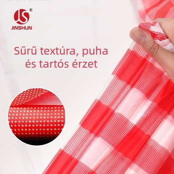 Vastagított egyszerhasználatos asztalterítő szállodákhoz és otthonok számára, vízálló, csúszásmentes, olajálló, fehér kockás mintázatú, négyzet alakú 1,2×1,2 m