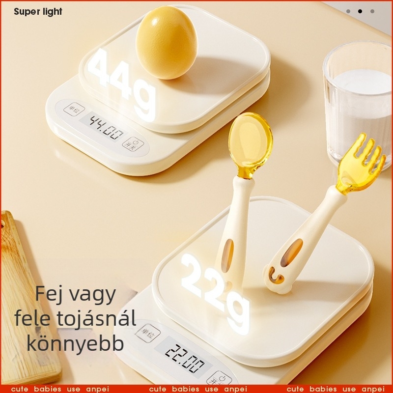 Baba kanál az önálló evéshez tanuláshoz, rugalmas PP anyagú, 12 hónapos kortól
