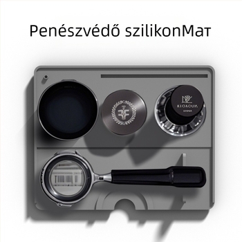 Szilikon kávéfőző gép alátét - négyszögletes védőpad, csúszásmentes, hőszigetelő, többfunkciós bár- és asztalvédő