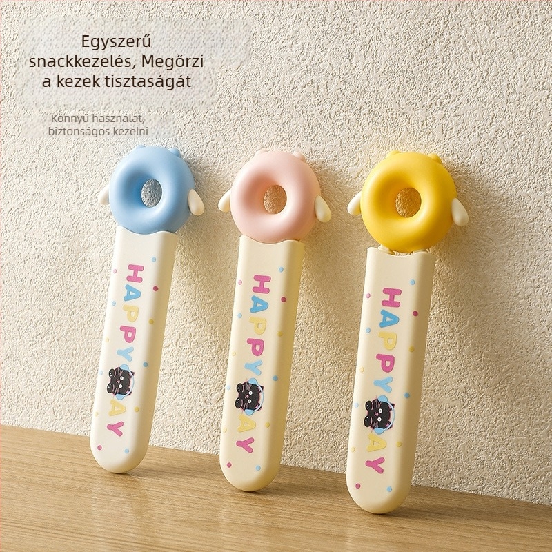 Gyerekeknek tanuló evőpálcika készlet – ABS anyag, minimalist stílus, 1 készlet, 3 hónapos kortól
