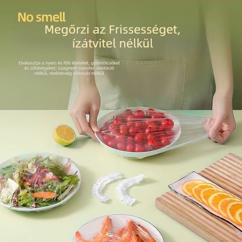 Handsome egyszer használatos műanyag fedő tálakhoz, rugalmas, porvédő, élelmiszer-minőségű, háztartási használatra