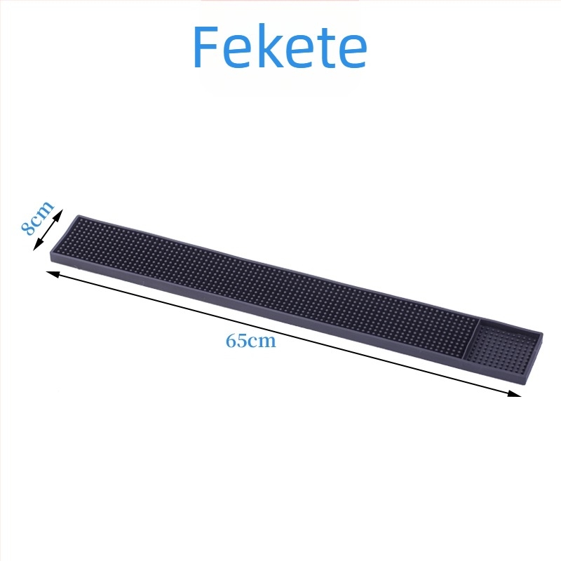 PP anyagú bár alátét, négyzet alakú, egységes mintázat