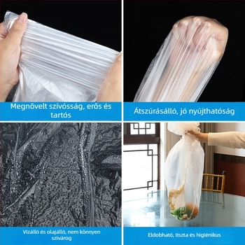 Egyszer használatos, átlátszó piros műanyag asztalterítő, vastagított kivitel, egy darabos, vízálló szállodai és otthoni étkezéshez.