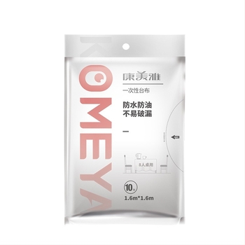 Comeya egyszer használatos PE asztalterítő, négyzet alakú, vastagság 0.5-0.55S, csomagolás 60 db