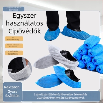 Egyszer használatos cipővédők nem szőtt anyagból, 30 g, csúszásmentes, porálló, kopásálló, műhelyek számára