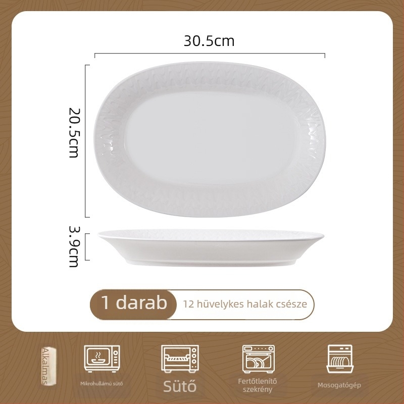 Songfa csont porcelán étkészlet virágos mintával, modern minimalista stílus, mikrohullámú sütőben használható