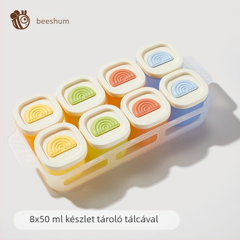 Beeshum szilikon baba evőeszköz készlet, friss és aranyos stílus, 3 hónaposnál idősebb babáknak