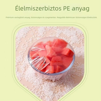 Egyszer használatos étkezési műanyagfedők tálakhoz és tányérokhoz; porvédő fedők, -30°C-tól 180°C-ig, 12+ darab