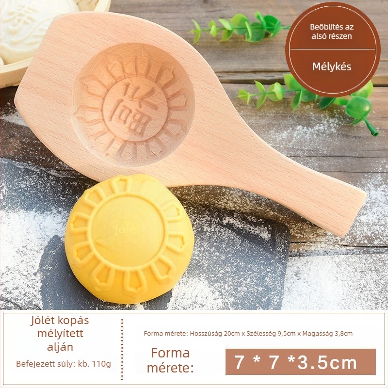 Kör alakú szilikon sütemény forma | gőzölt buci, mooncake és sütemény formázásához | kínai stílus