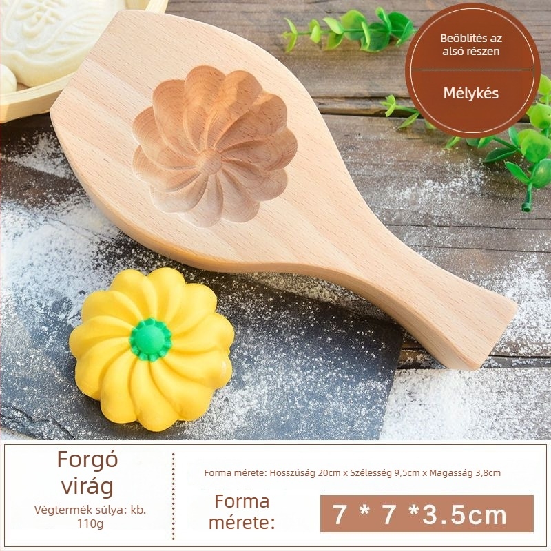 Kör alakú szilikon sütemény forma | gőzölt buci, mooncake és sütemény formázásához | kínai stílus