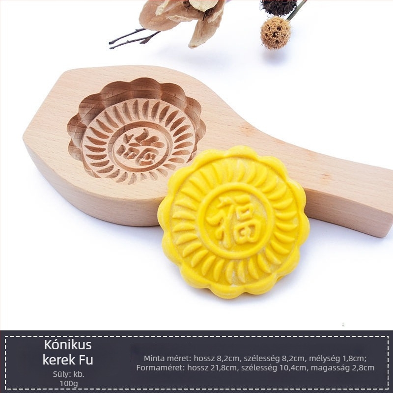 Kör alakú szilikon sütemény forma | gőzölt buci, mooncake és sütemény formázásához | kínai stílus