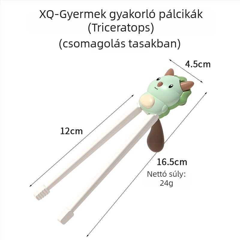 Hong Junda Tanuló evőpálcika készlet gyerekeknek — polipropilén, 6 hónapos kortól, 1 készlet, kanállal és villával
