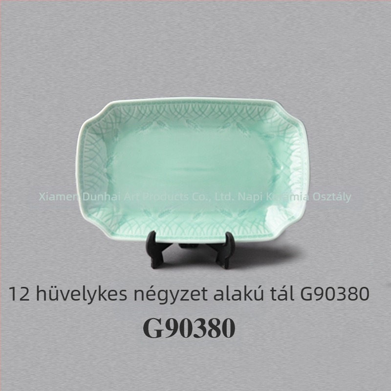 Kerámia glazúrral ellátott étkészlet – új kínai stílus, Susan Ceramics, tartalmaz leveses tálakat, tányérokat, pörkölő edényt és leveses kanalat; gyermekeknek, diákoknak, felnőtteknek és időseknek alkalmas; testreszabás elérhető