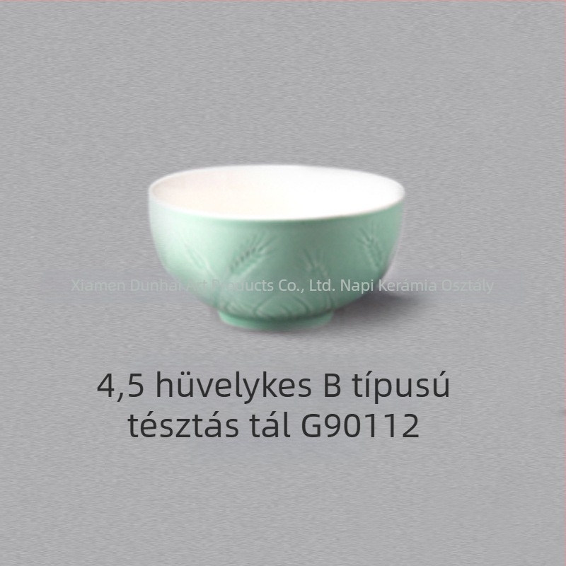 Kerámia glazúrral ellátott étkészlet – új kínai stílus, Susan Ceramics, tartalmaz leveses tálakat, tányérokat, pörkölő edényt és leveses kanalat; gyermekeknek, diákoknak, felnőtteknek és időseknek alkalmas; testreszabás elérhető