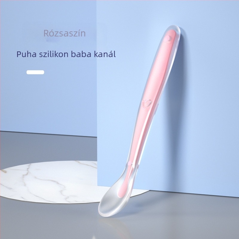 Safety szilikon cumiskanál – puha etetőkanál csecsemőknek 6 hónapos kortól