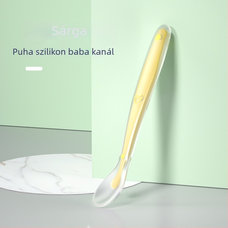 Safety szilikon cumiskanál – puha etetőkanál csecsemőknek 6 hónapos kortól