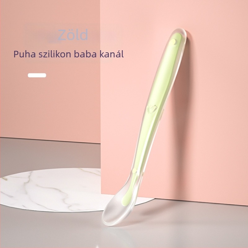 Safety szilikon cumiskanál – puha etetőkanál csecsemőknek 6 hónapos kortól