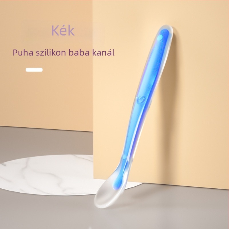Safety szilikon cumiskanál – puha etetőkanál csecsemőknek 6 hónapos kortól