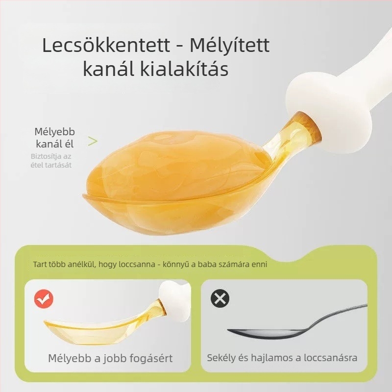 Baba etetőkanál edzésre – Royal Star (PPSU, 6 hónap felett, 1 készlet)