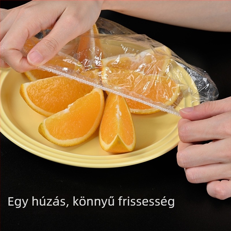 Egyszer használatos műanyag fedő konyhai használatra – lefedi a tálakat és a maradékokat, élelmiszer-minőség