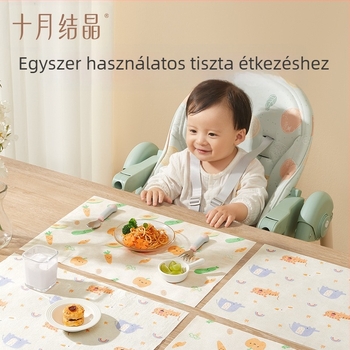October Crystal egyszer használatos műanyag asztalterítő, olajálló és vízálló, 20 darabos csomag